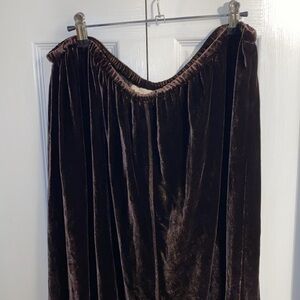 J. Jill Maxi Velvet Skirt